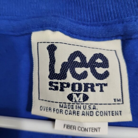 VTG Tampa Bay Lightning NHL Hockey 1996 Playoff Shirt Lee Sport Nutmeg  Mills ME - Picture 7 of 14